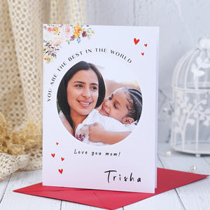 Heartfelt Affections Personalized Greeting Card