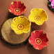 FLOWER SHAPED DIYA SET OF 4