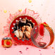 Red Personalised Picture Karwa Chauth Thali Set