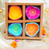 Heart shape Diya Set of 4