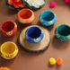 TERRACOTA VIBRANT DIYAS - Set of 6