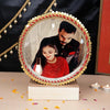 Red Personalised Picture Karwa Chauth Thali Set